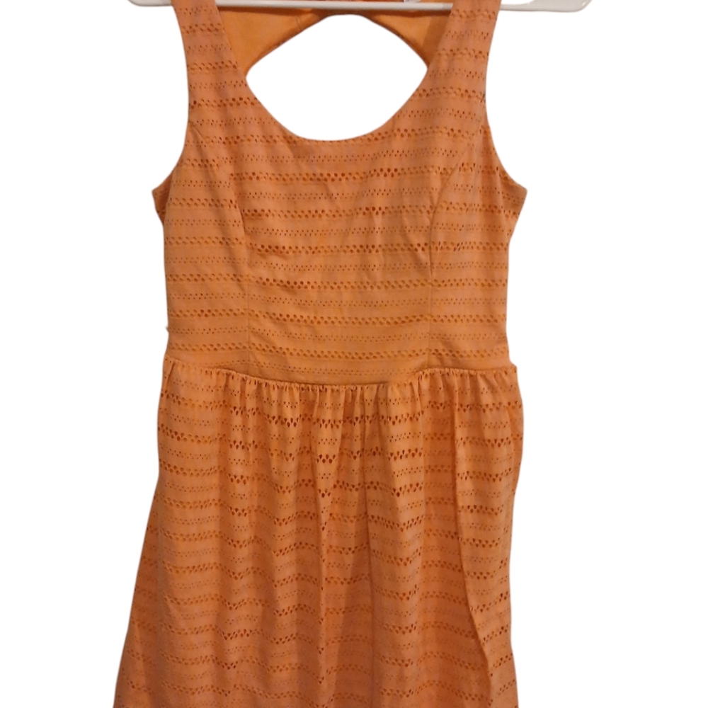 Candies Orange Sleeveless Dress